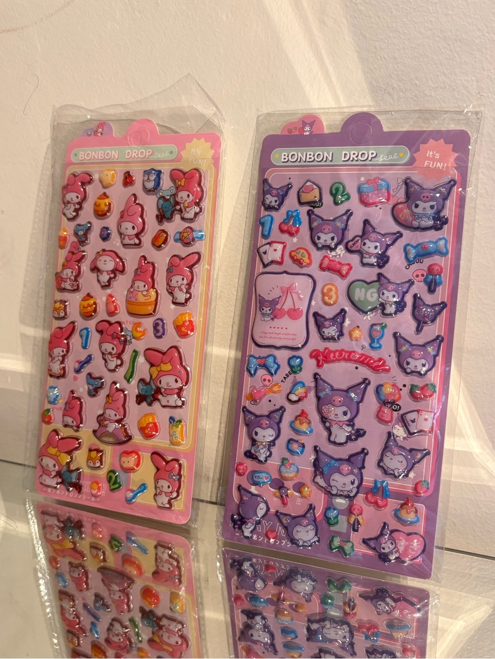 Hello kitty and friends puffy sticker bundle